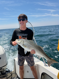 Cape Cod Striped Bass Success: Trolling & Jigging from Barnstable