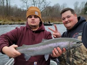 Pulaski, NY fishing for salmon