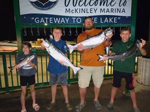 Multi-Generational Fun and Big Cohos Keep Milwaukee Fishing Hot