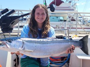 Salmon and Trout Fishing Heating Up This May in Milwaukee