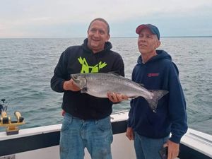 Salmon Fishing Bliss on Lake Ontario