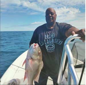 Big Mutton Snapper caught in Fort Pierce FL.