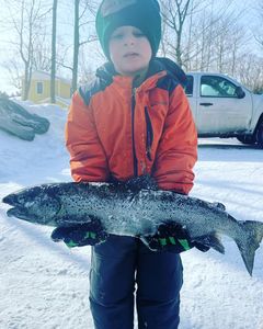 Kid Friendly Maine ice fishing