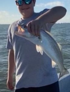 Galveston, TX Stoked on kids first trout!