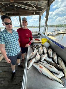 Solid whiting and redfish made for an action-packed day!