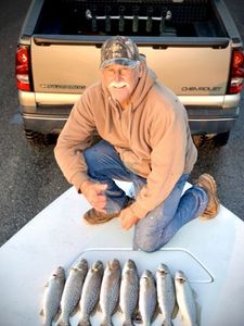 An anglers dream. Trout abundance in Swansboro.