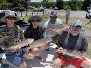Redfish haul of the day in Swansboro
