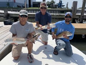 A day to remember in Swansboro. Redfish experience