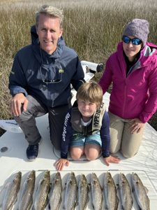 Trout haul of the day in Swansboro, NC