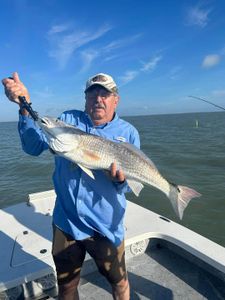 Hooking up with Texas Redfish.
