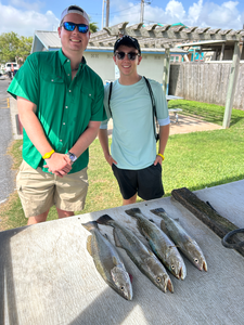 "Spotted Sea Trout Bonanza: Thrilling Flats Adventure in South Padre"