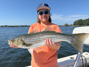 Portsmouth Stripers: 8-Hour Adventure with Mackerel and Striped Bass Caught 
