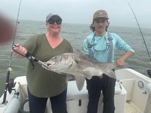 Megan Kicks It Off with the First Catch of the Day!