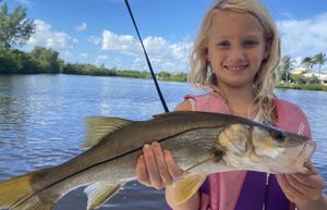 Child friendly fishing charters in Stuart! Snook
