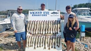 Walleye Galore, Non-stop Lake Erie Fishing Fun!