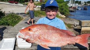 Red snapper fishing at Carrabelle, Florida