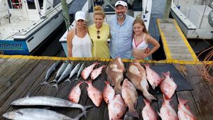 Red snapper fishing at Carrabelle, Florida