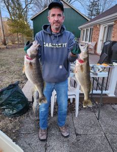 Chilly February Walleye trip