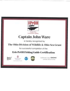 Professional Lake Erie Guide !