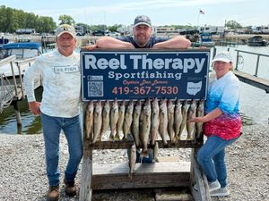 Cooler weather slowed the action, but 16 walleye still made it into the box.