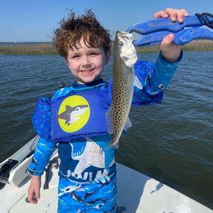Child-Friendly Sea Trout Fishing in North Carolina