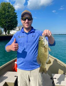Big Smallmouth Bass Fishing Charter Lake St. Clair