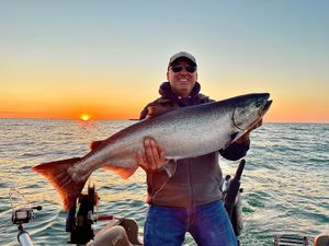 Great Lakes King Salmon Fishing