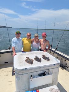 Morning Fluke Action with Locals—Keepers and Shorts!