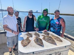 Fluke, Tog & Sea Bass Biting on Today’s North Carolina Fishing Trip