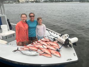 Busy Family Fishing Day in the Bay