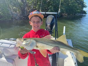 Hooked a Snook with this young one in Cape Coral