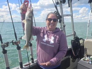 Hot Walleye Bite and Active Bass Keep Rods Bending Near Monroe