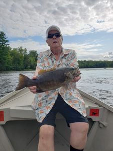 Eugene and a nice St Croix Smallie 