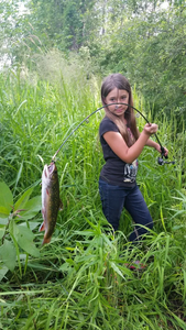 Sneha's Brook Trout Success on Florida City Backcountry Trip