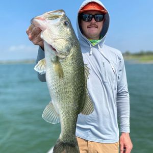 Fishing a Lake, Catching Bass