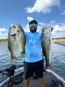 Lake Travis Bass Action with Jonathan - Half Day Charter Success