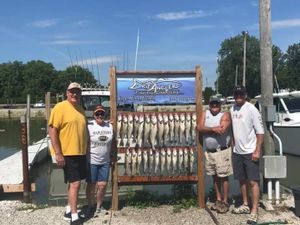 Erie Fishing Charters, Chasing fins and friends!