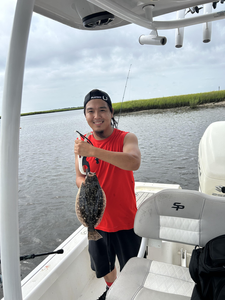 Oak Island Inshore Slam: Weakfish, Flounder & Redfish Caught