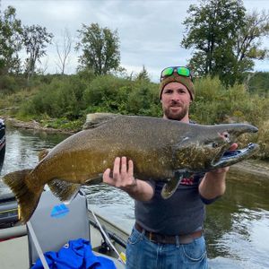 Muskegon River Salmon Fishing, MI