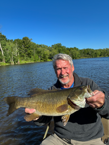 Michigan River Smallmouth Action - 4hr Morning Trip with Matt