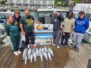 Port Washington Salmon Trolling: Multi-Species Summer Success