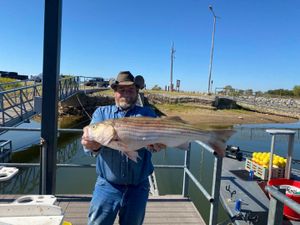 Hooked on Striper fishing in Lake Texoma