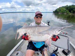 First Paddlefish Trip Delivers a 109-Pound Giant