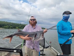 Family Battles Hard-Fighting Oklahoma Paddlefish