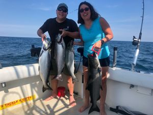 Lake Ontario Salmon Fishing Charters for Family
