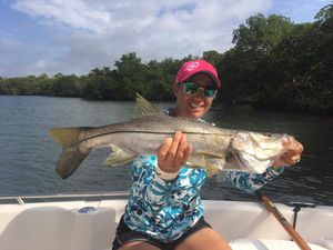 Caught  a nice snook in florida!