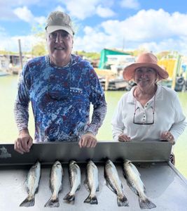 Speckled Trout Success with Jim and Shirley