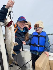 Lake Trout bite quick this morning!!