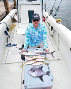 Reeling in variety and big smiles!