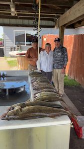 Family day on Lake Sakakawea with Duane